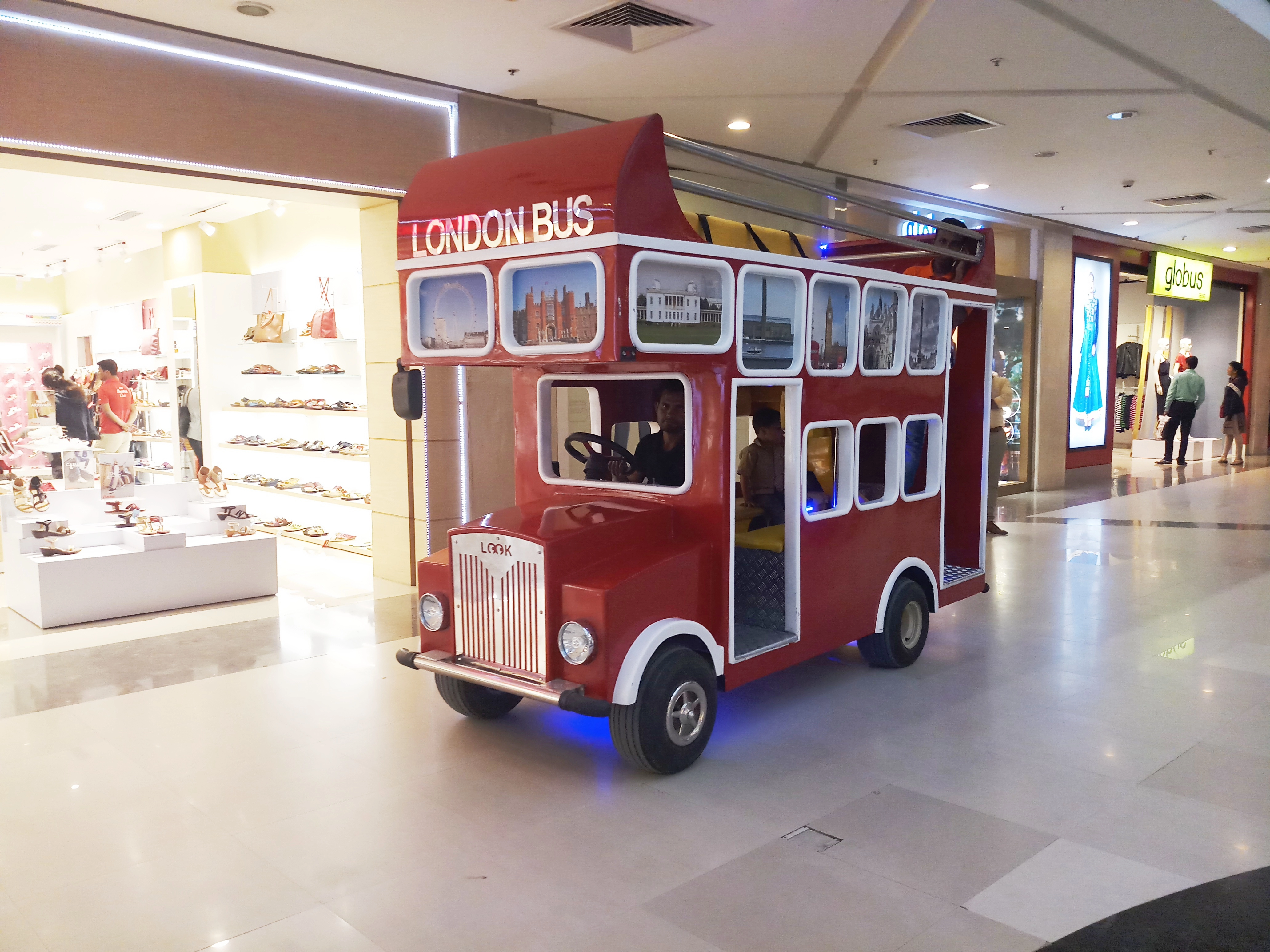london bus at kumar pacific